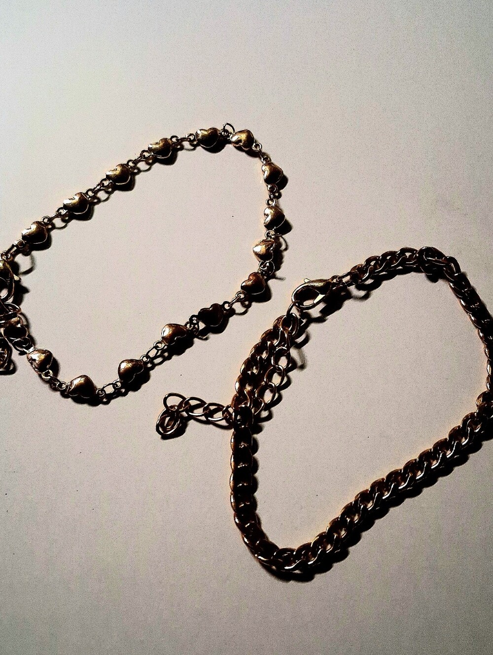 Gold-Tone Heart Link Bracelet Set - Women's Jewelry